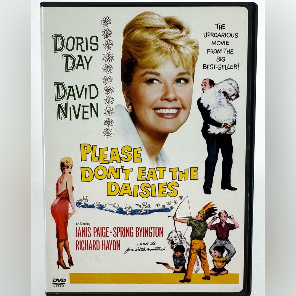 Please Don't Eat the Daisies on DVD. Starring Doris Day and David Niven.